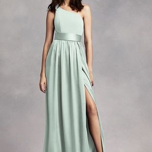 Vera Wang One- Shoulder Bridesmaid Dress
